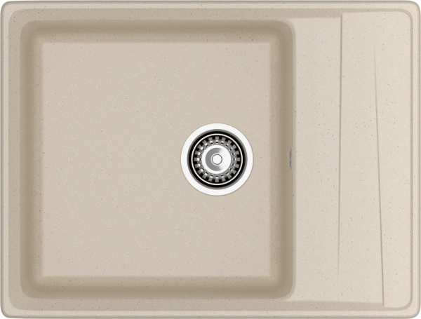 Мойка GranFest LEVEL 660L, 660х500 мм, кашемир