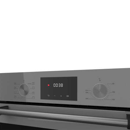 Духовой шкаф EDP 680 GR MAX, 60 см, стекло, серый, Lex