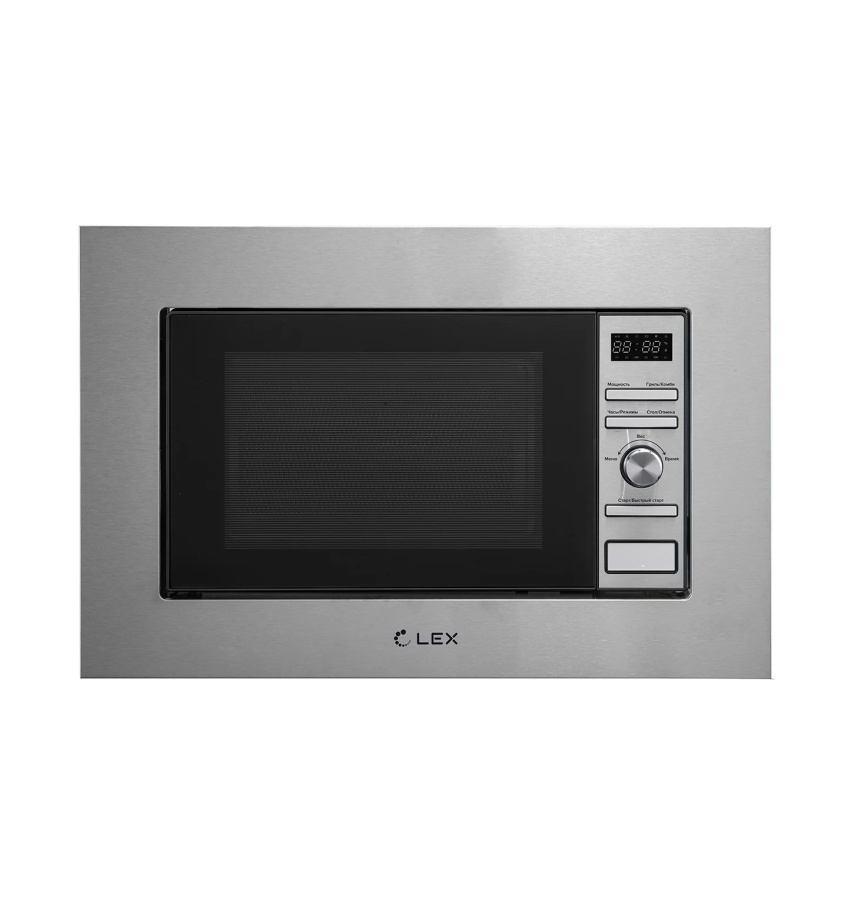 Микроволновая печь BIMO 20.05 IX, нерж. сталь, Lex