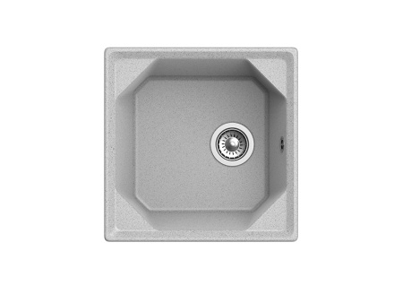Мойка GranFest UNIQUE U-500, 500х500 мм, серый