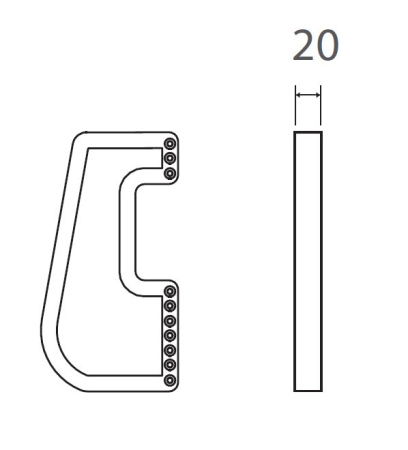 Расширитель 700/А, 2см, для лифта 700/А