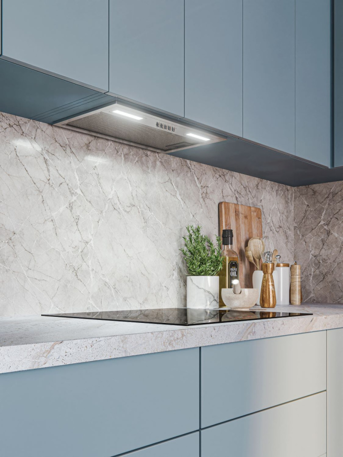 Вытяжка полновстраиваемая HYPER 600 IX, 60см, б/угольного фильтра, нерж. сталь, Lex