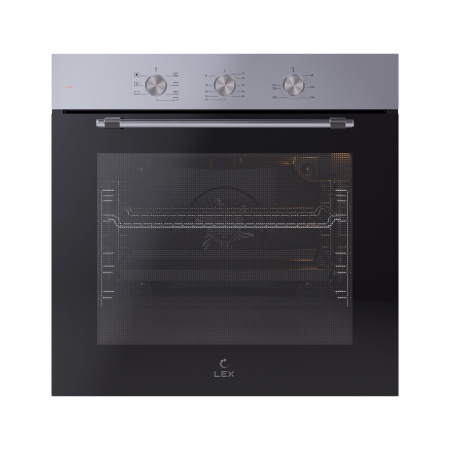 Духовой шкаф EDP 670 IX MAX, 60 см, стекло/нерж. сталь, нерж. сталь, Lex