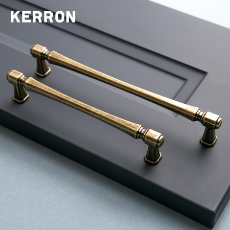 Ручка-скоба, 124, 160мм, металл, античная бронза