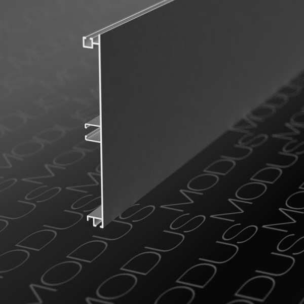 Цоколь алюминиевый, Н=150мм, L=4000мм, А00 серебро