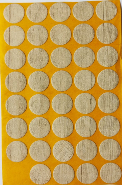 Заглушка самоклейка d=18мм, пикар