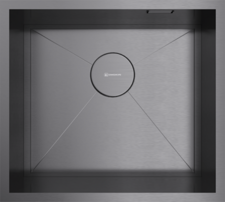 Мойка Kasen 49-16-INT-GM, нержавеющая сталь, вороненая сталь