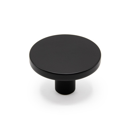 Ручка-кнопка, COMO BIG, 0168041ZM2, d=41мм, металл, черный матовый, Viefe