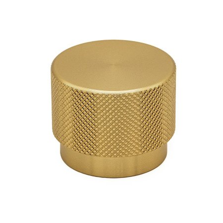 Ручка-кнопка, GRAF BIG, 0486038L291, d=38мм, металл, брашированная латунь, Viefe