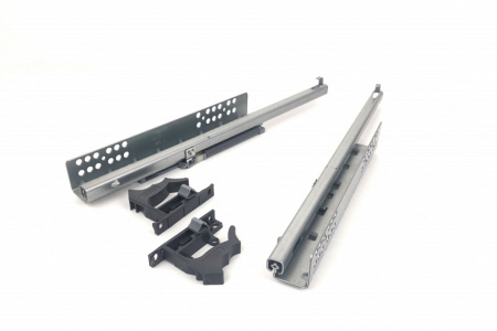 Направляющие скрытого монтажа 500мм, VDrive Clip-On, частичного выдвижения, с креплением, JET