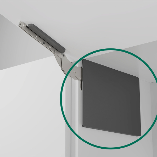 Комплект крышек декоративных Фри Слим Флап при накладном монтаже, антрацит