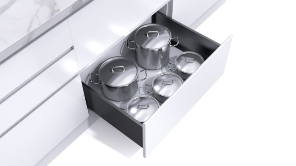 Ящик тонкостенный Nova Tech, L=300мм, H=167мм, белый, HISSEN