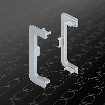 Заглушки внешние (открытые) для C-образного профиля, А04/n инокс