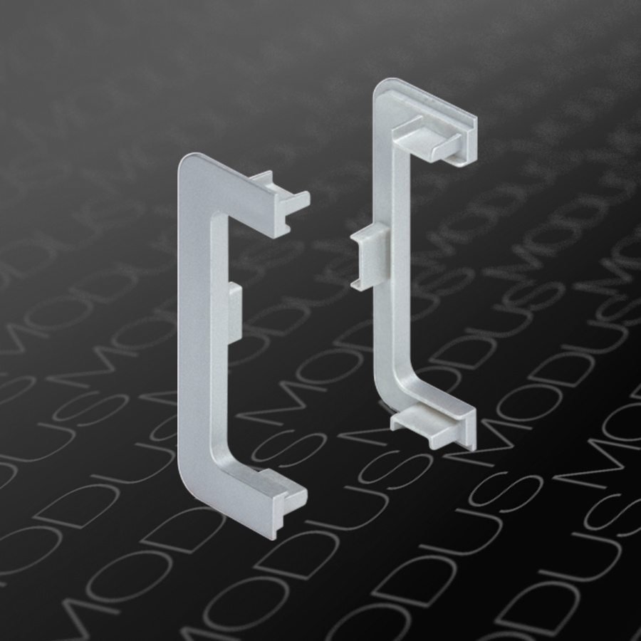 Заглушки внешние (открытые) для C-образного профиля, А04/n инокс