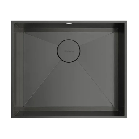 Мойка Kasen 53-INT GM, нержавеющая сталь, вороненая сталь