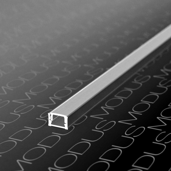 Профиль врезной 13х8х3000мм, лента ≤8мм, алюминий (без диффузора), LD 05