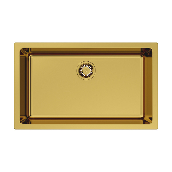 Мойка Okinoshima 76-U/I-G Glossy, Natceramic/золото
