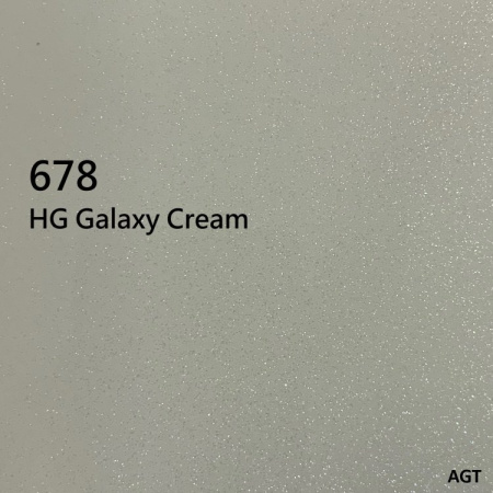 678, фасад, 18мм, галакси крем глянец, AGT