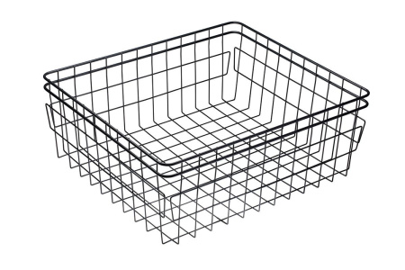 Корзина для белья в шкаф на 600мм, 460х520х233мм, без направляющих, графит