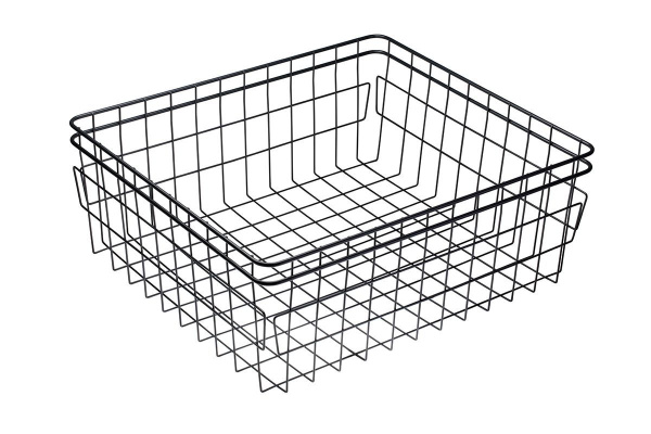 Корзина для белья в шкаф на 600мм, 460х520х233мм, без направляющих, графит