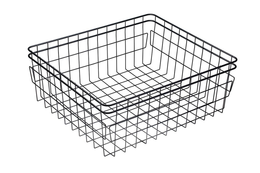 Корзина для белья в шкаф на 600мм, Smart 460х520х233мм, без направляющих, графит