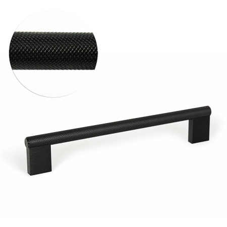 Ручка-скоба, GRAF2, 0430160L30, 160мм, металл, черный, Viefe