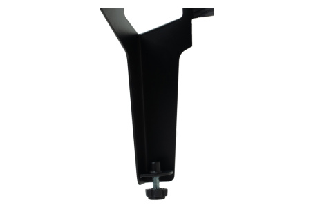 Опора регулируемая, h=150мм, металл, черный матовый, JET