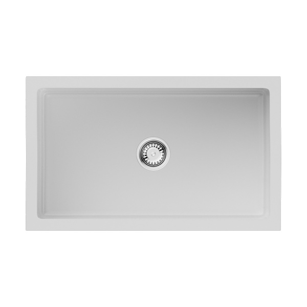 Мойка Mikura 76-WH Glossy, Natceramic/белый