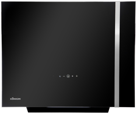 Вытяжка наклонная Enigma Black, 60 см, без угольн. фильтра, черный, Konigin
