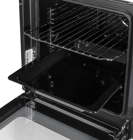 Духовой шкаф EDM 4545 BBL, 45 см, стекло, черный, Lex