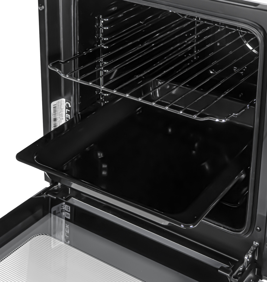 Духовой шкаф EDM 4540 BBL, 45 см, стекло, черный, Lex