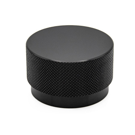 Ручка-кнопка, GRAF BIG, 0486050L30, d=50мм, металл, черный, Viefe