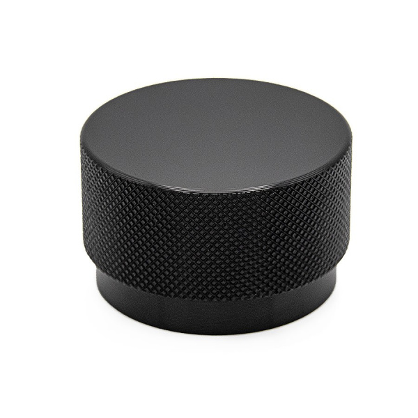 Ручка-кнопка, GRAF BIG, 0486050L30, d=50мм, металл, черный, Viefe