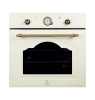 Духовой шкаф EDM 078 C IV LIGHT, 60см, эмаль, белый антик/бронза, Lex