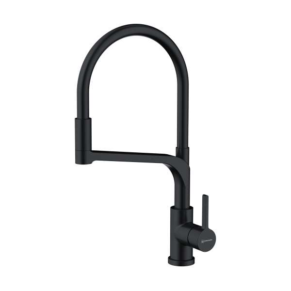 Смеситель Sinto 2 Plus-GB-BL, латунь, графит/черный