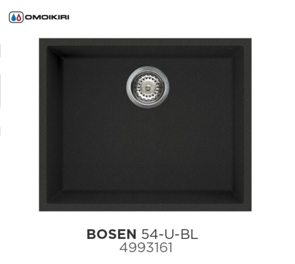Мойка Bosen 54-U-BL, Tetogranit/черный