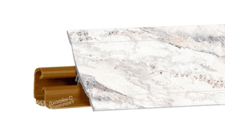 Плинтус LB-23, мрамор империал, 3000мм, Россия