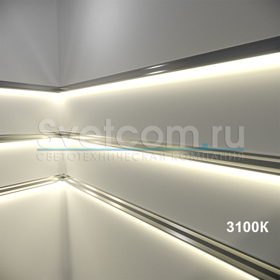 Лента  8х5000мм, COB, 12В, теплый, 10.0 Вт/м, 320 диодов/м, 1 200 Лм/м, CRI>85, IP20, GLS