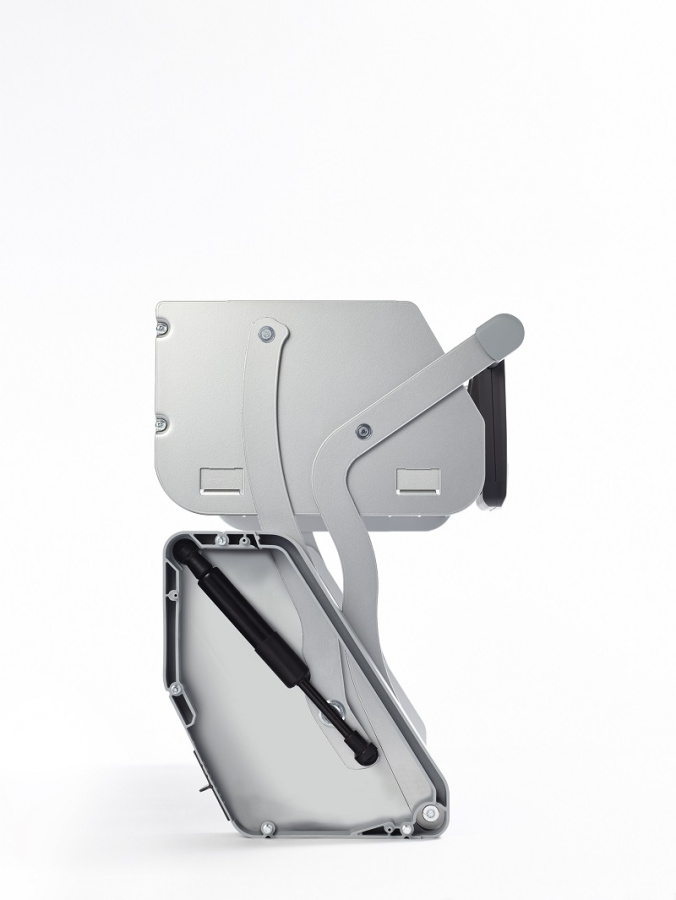 Выдвижная система Ай Мув в базу 900мм, 1 полка, в верхний шкаф, с довод., антрацит, Kessebohmer