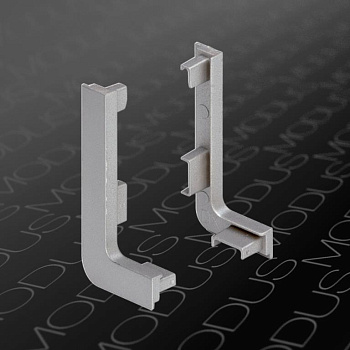 Заглушки внешние (открытые) для L-образного профиля, А18/n титан