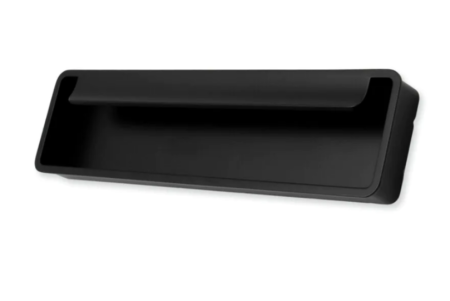 Ручка врезная, FOLD, 0542128ZM2, 128мм, металл, черный матовый