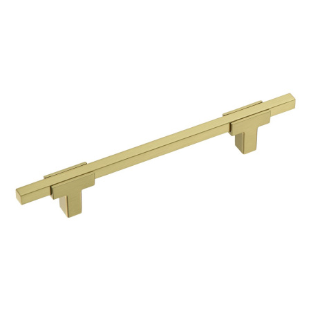 Ручка-рейлинг, 778-128-Champagne Gold, 128мм, металл, матовая латунь