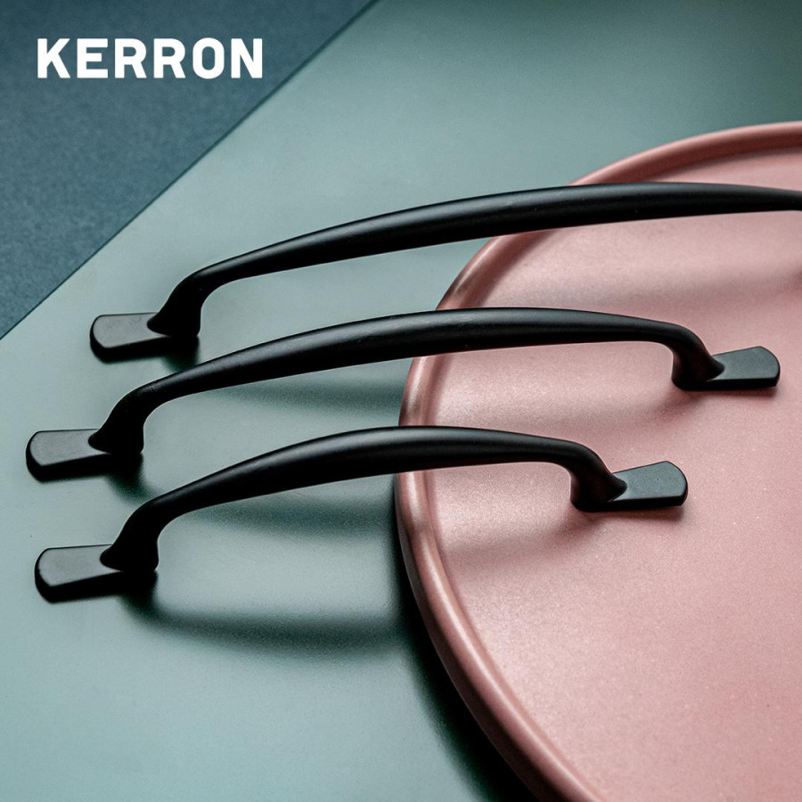 Ручка-скоба, 2490, 128мм, металл, черный матовый