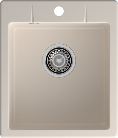 Мойка GranFest URBAN 242, 420х490 мм, белый
