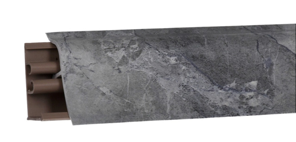 Плинтус LB-38, L=3000мм, мрамор марквина синий