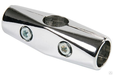 R-43А Муфта двойная прямая 180*, черный матовый, CMF