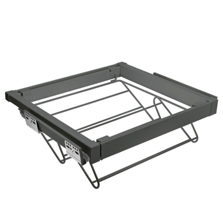 Обувница в шкаф на 900мм, 830х490х160мм, полное выдвижение, с доводчиком, графит