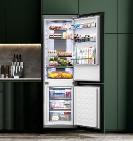 Холодильник встраиваемый двухкамерный LBI177.3D, Lex