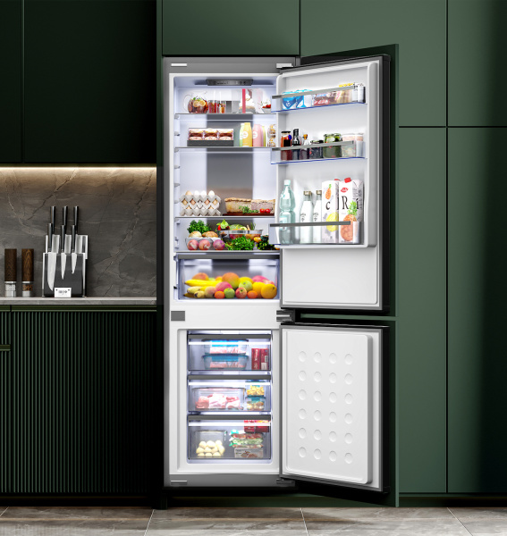 Холодильник встраиваемый двухкамерный LBI177.3D, Lex