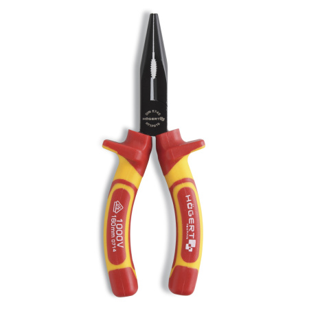 Длинногубцы диэлектрические прямые изолированные 160мм, 1000V